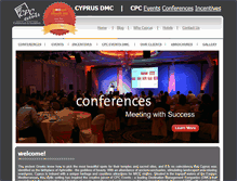 Tablet Screenshot of cpc-events.com